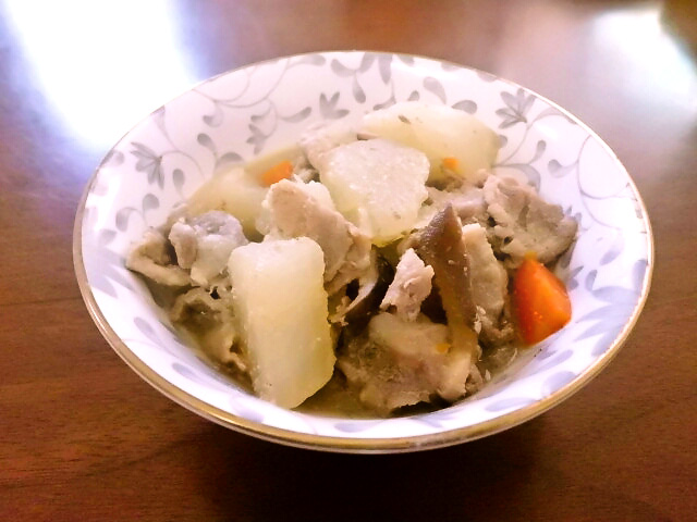 ひつじ雲の介護食（2015.11.05）：豚肉の胡麻味噌煮