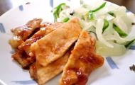 ひつじ雲の介護食（2015.12.23）：鶏肉バーベキュー焼き